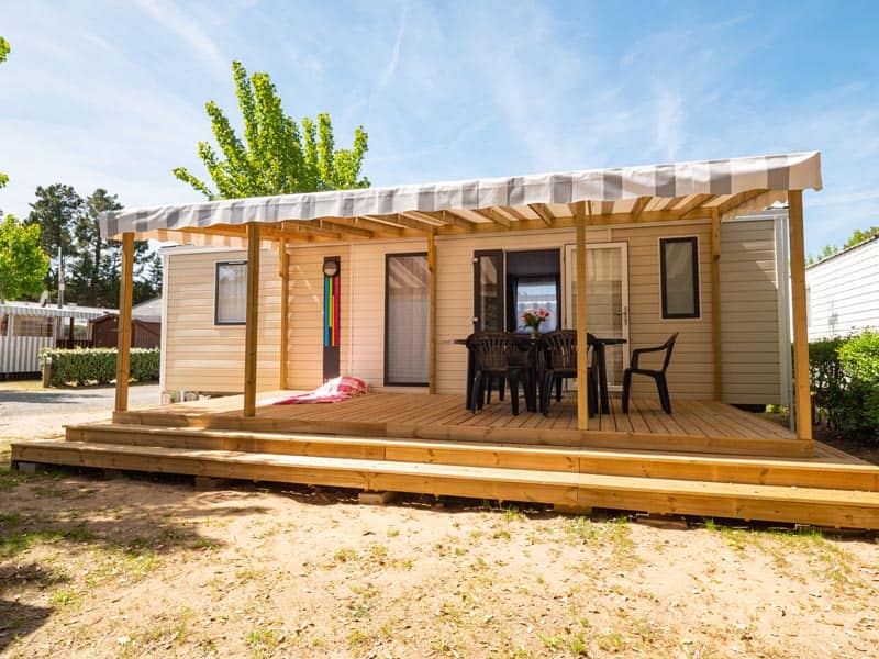 terrasse exterieur mobil-home camping